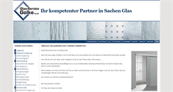 Desktop Screenshot of glas-golke.de